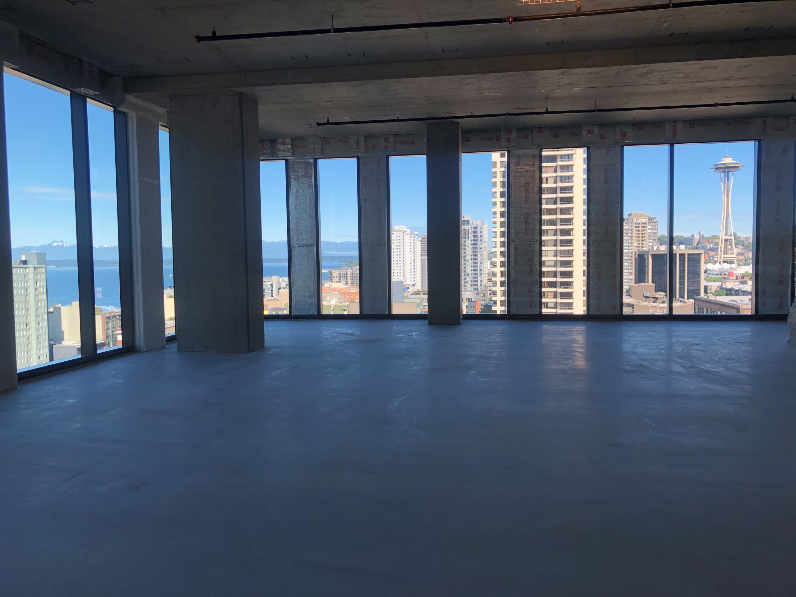 Floor 10 A of Third and Lenora. Floors 9–11 are connected through a interstitial stairwell, perfect for a single tenant.